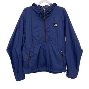 The North Face Blue Hooded Men’s Windbreaker